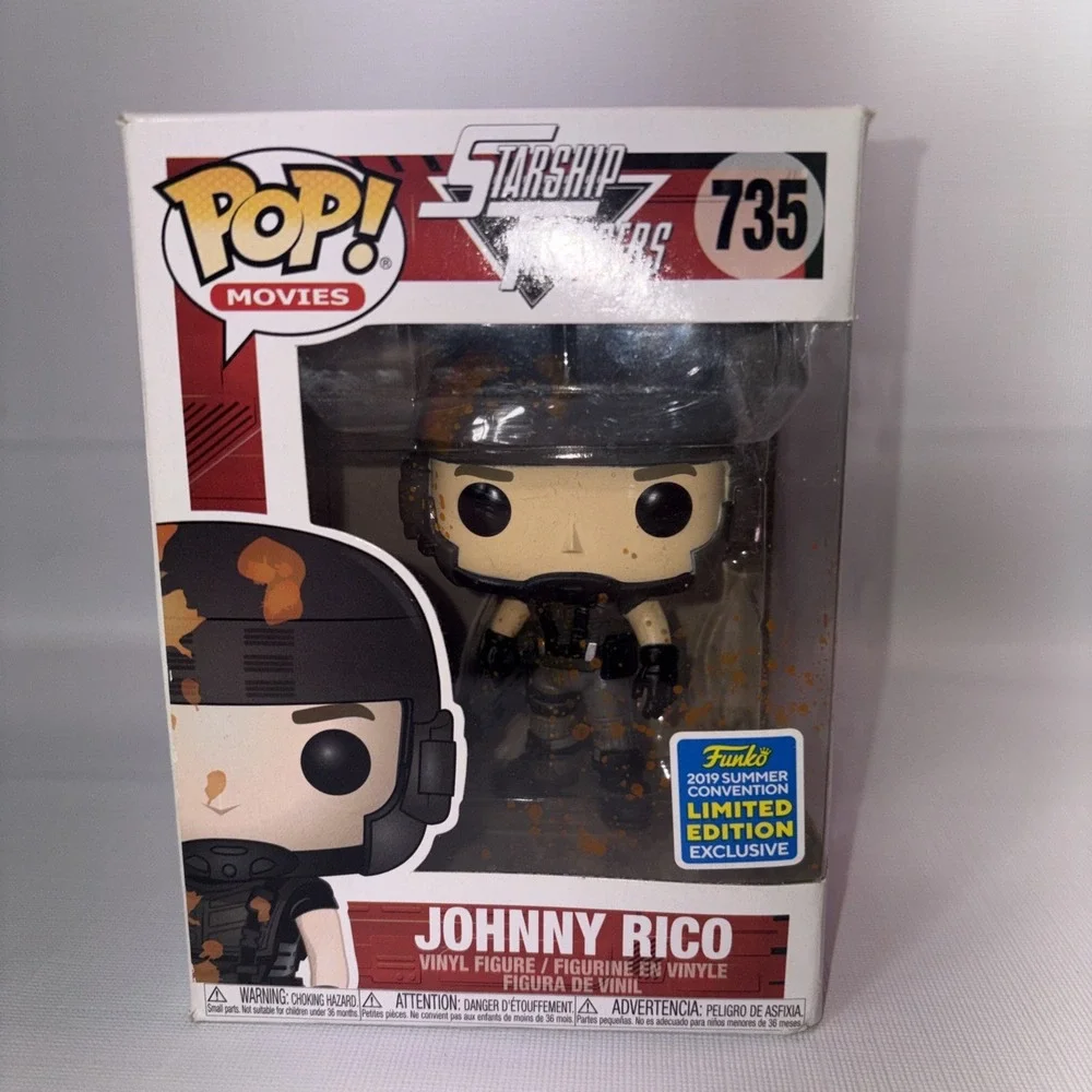 Funko Pop! Movies Starship Troopers #735 Johnny Rico 2019 Summer Convention NIB